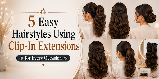 5 Easy Hairstyles Using Clip‑In Extensions