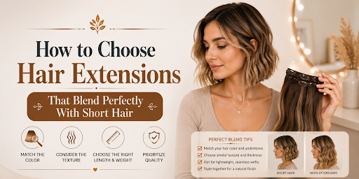 Choose Hair Extensions That Blend Perfectly With Short Hair