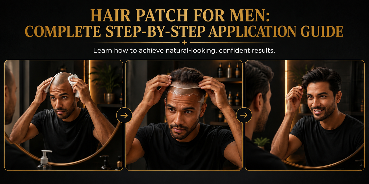 Hair Patch for Men: Complete Step-by-Step Application Guide