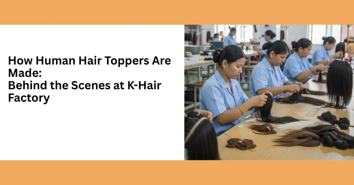 Human Hair Toppers Are Made