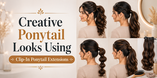 Ponytail Looks Using Clip‑In Ponytail Extensions