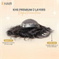 KHS Premium Double Layer Hair Patch for Men